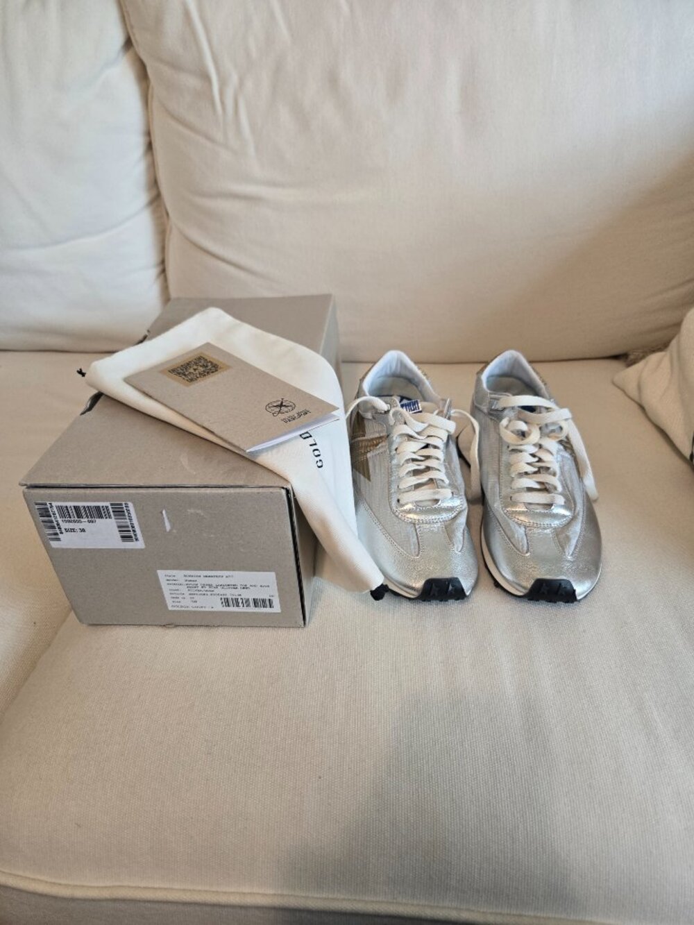 Women’s Marathon with silver ripstop nylon upper and gold star $610 - Picture 2 of 9